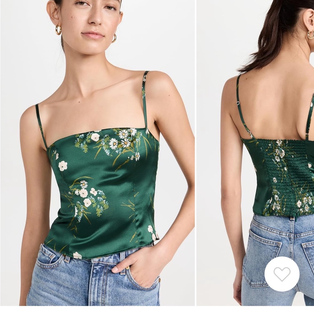 Reformation Overland Silk Top